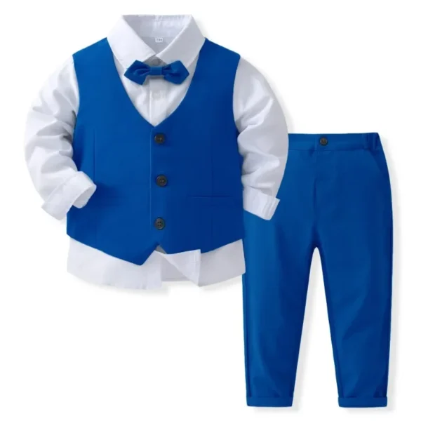 Striped Vest Formal Set