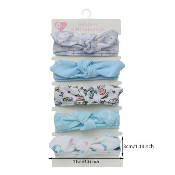 Bunny Ear Headbands (5 Pack)