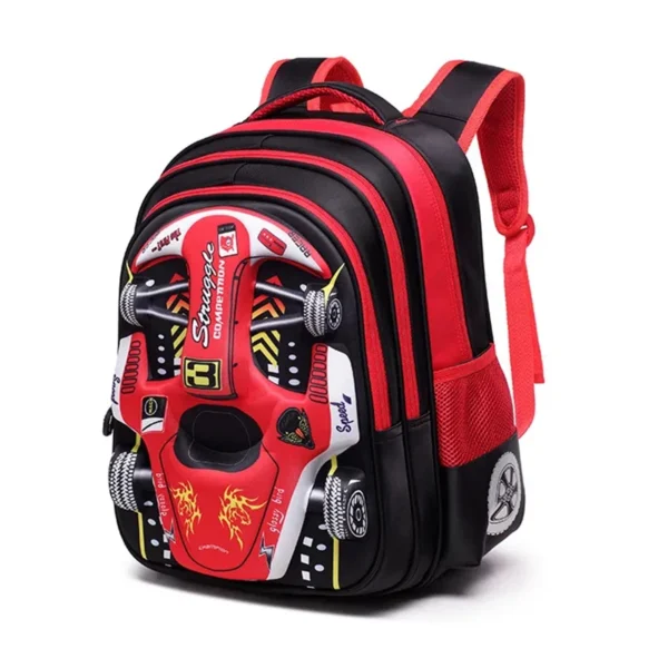 3D Car Kindergarten Backpack