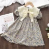 Floral Bow Summer Dress