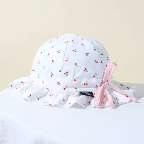 Cherry Bow Bucket Hat