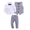 Grey Vest 4-Piece Suit