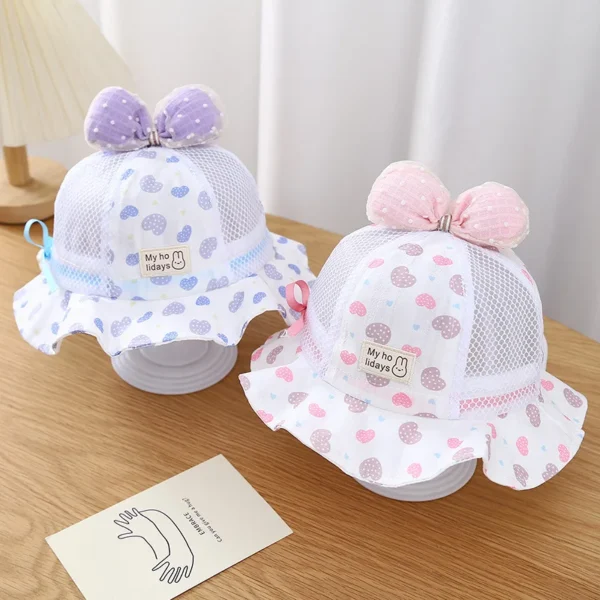 Wide Brim Bow Sun Hat