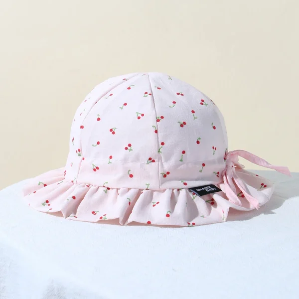Cherry Bow Bucket Hat