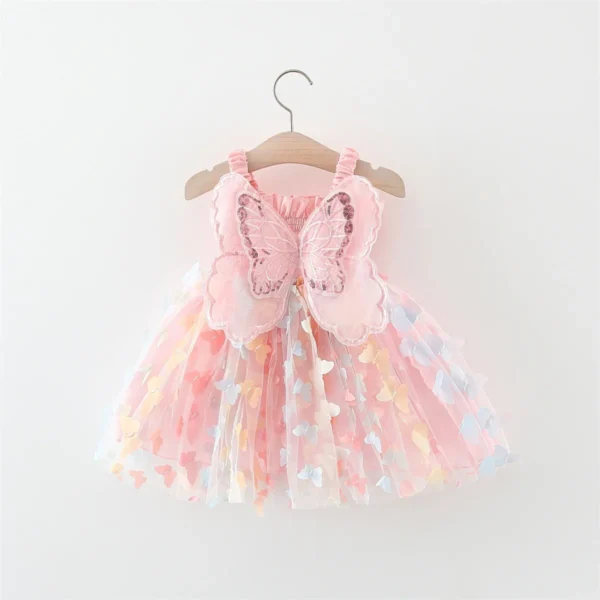 Butterfly Wings Halter Dress