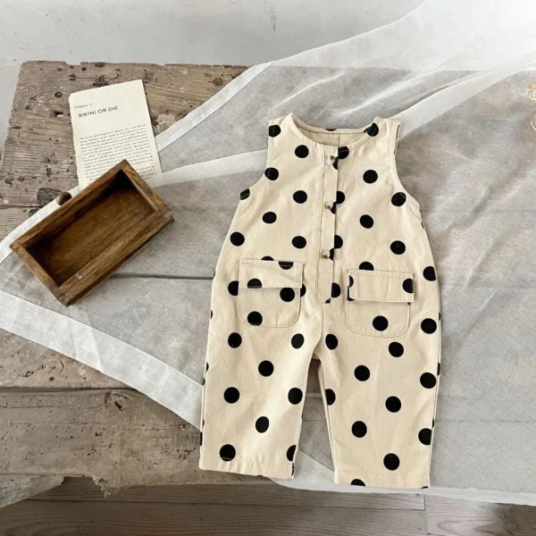 S9097797de06443d6b85feb7d67eda1d8Y.webp Polka Dot Sleeveless Romper