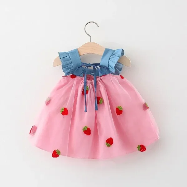 Cherry Mesh Summer Dress