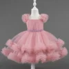 Fluffy Mesh Party Dress