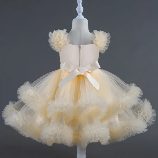 Fluffy Mesh Party Dress