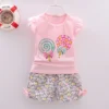 Lollipop Tee & Shorts Set