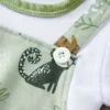 Zoo Animal Faux Two-Piece Bodysuit