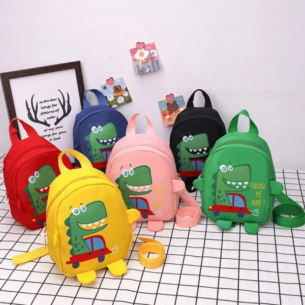 Dino Backpack with Safety Strap