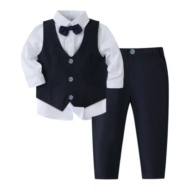 Striped Vest Formal Set
