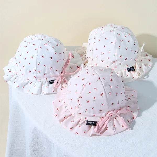 Cherry Bow Bucket Hat
