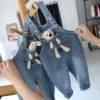 Relaxed Denim Overalls