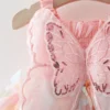 Butterfly Wings Halter Dress
