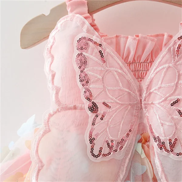 Butterfly Wings Halter Dress