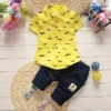 Printed Shirt & Shorts Set