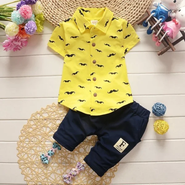 Printed Shirt & Shorts Set