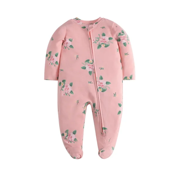 Sef35436d49ad4e4badfc5354cff8cd34o.webp Classic White Zip Sleepsuit