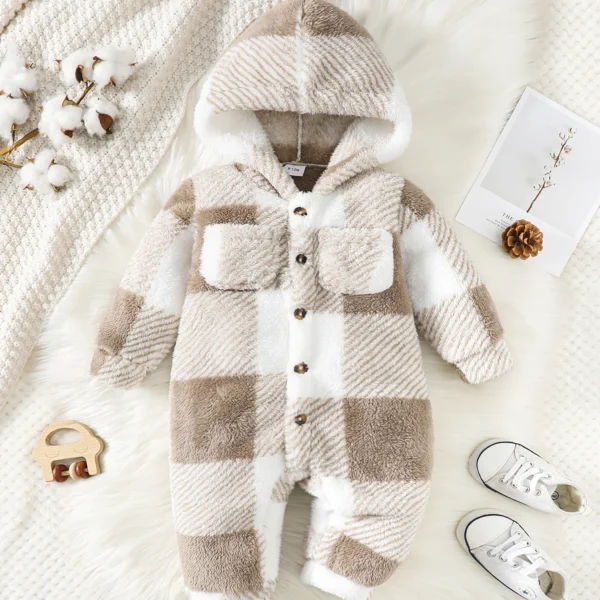 Sf0ff4b7bd0114877a25db722551fc8a7b.webp Plaid Hooded Plush Jumpsuit