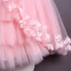 Pink Lace Party Dress