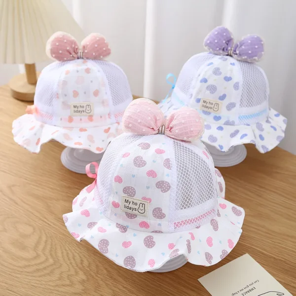Wide Brim Bow Sun Hat